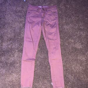 Pink jeans